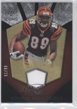 2008 Icons Rookie Brilliance Rainbow Gold Jerseys 51/99 Jerome Simpson #RB22 0a1