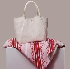 Victoria's Secret Pink Fur Tote Bag  Sherpa throw blanket 2026 winter