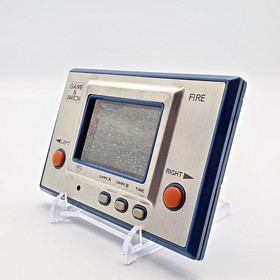 Nintendo Game & Watch Fire RC-04 Silver 1980 Tested Working Vintage LCD 60192