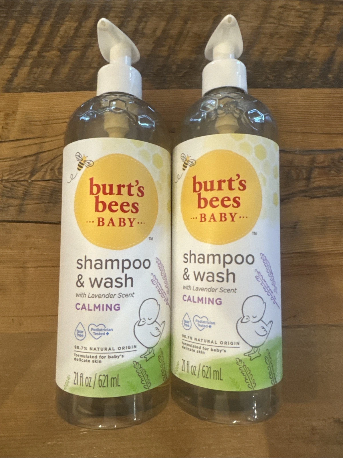 2PK Burts Bees Baby Shampoo & Wash W Lavender Scent Calming ~ 21 FL OZ EA ~ NEW
Opens in a new windo
