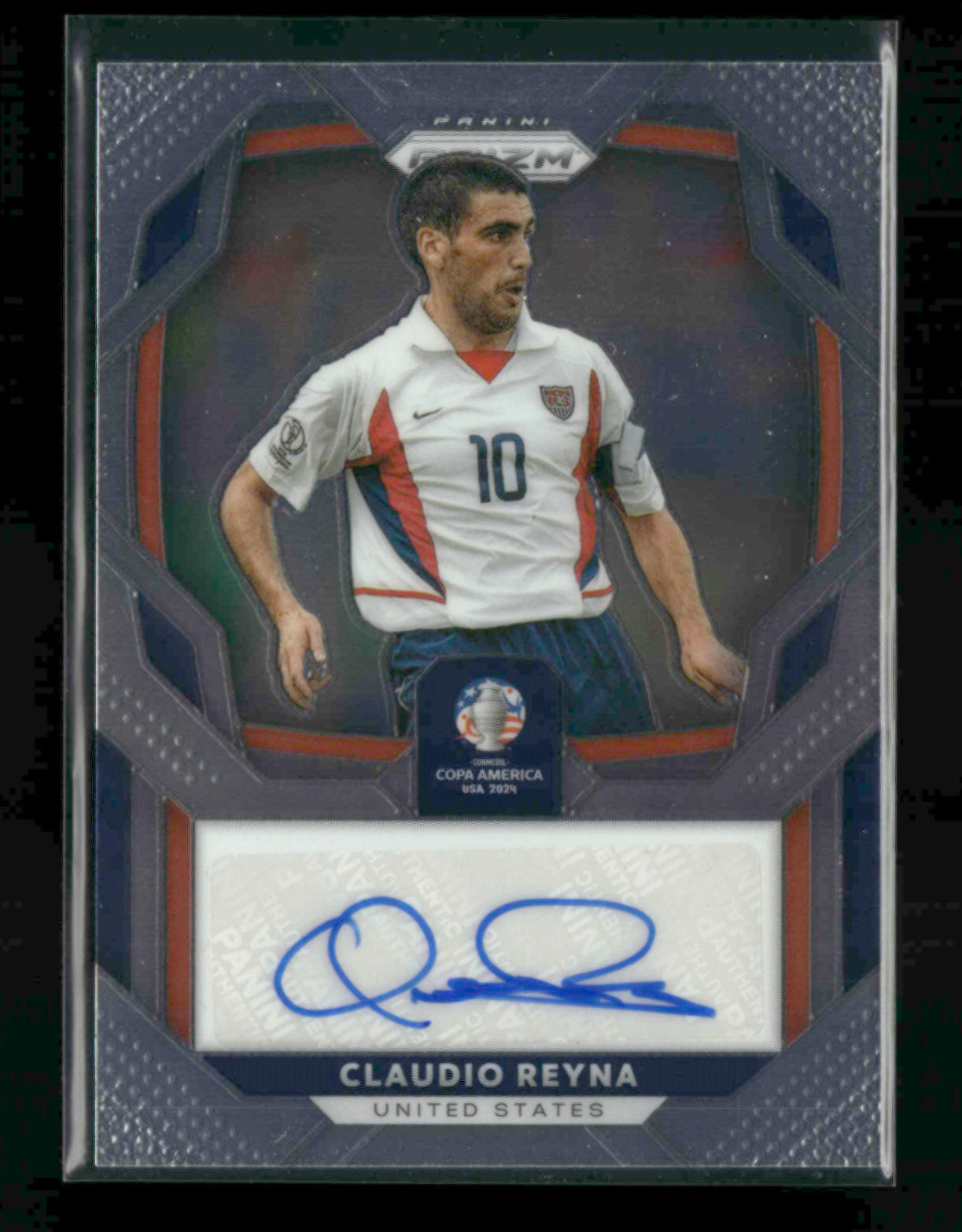 Claudio Reyna 2024 Panini Prizm Conmebol Copa America Signatures #S-CR