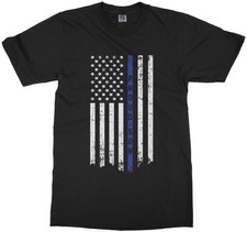 Proud Son Thin Blue Line Flag Youth T-Shirt American Police Officer