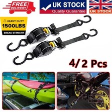 4/2Pc Retractable Ratchet Straps Adjustable Automatic Shrink Bundle Tape for Car