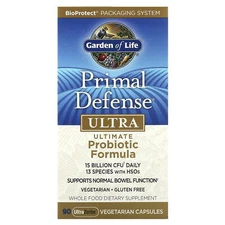Garden of Life Primal Defense Ultra Probiotic Formula Vegetarian Capsules -...