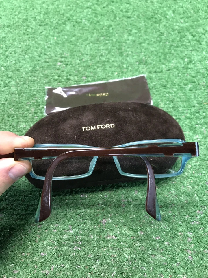 GAFAS TOM FORD Eye para mujer marrón agua azulado turquesa con estuche Foto 3 de 4