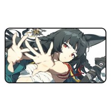 Zenless Zone Zero Hoshimi Miyabi Full Mindscape Desk Mat Mouse Pad White