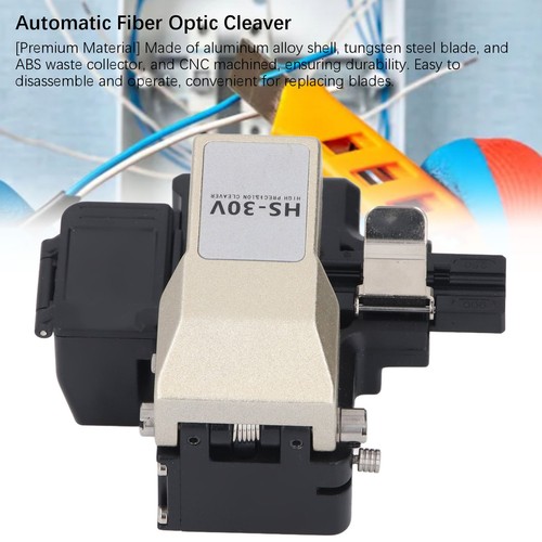 Fiber Optic Cleaver Automatic Optical Fiber Cutter Fiber Cleaver 80000 Cleaves - Picture 6 of 12