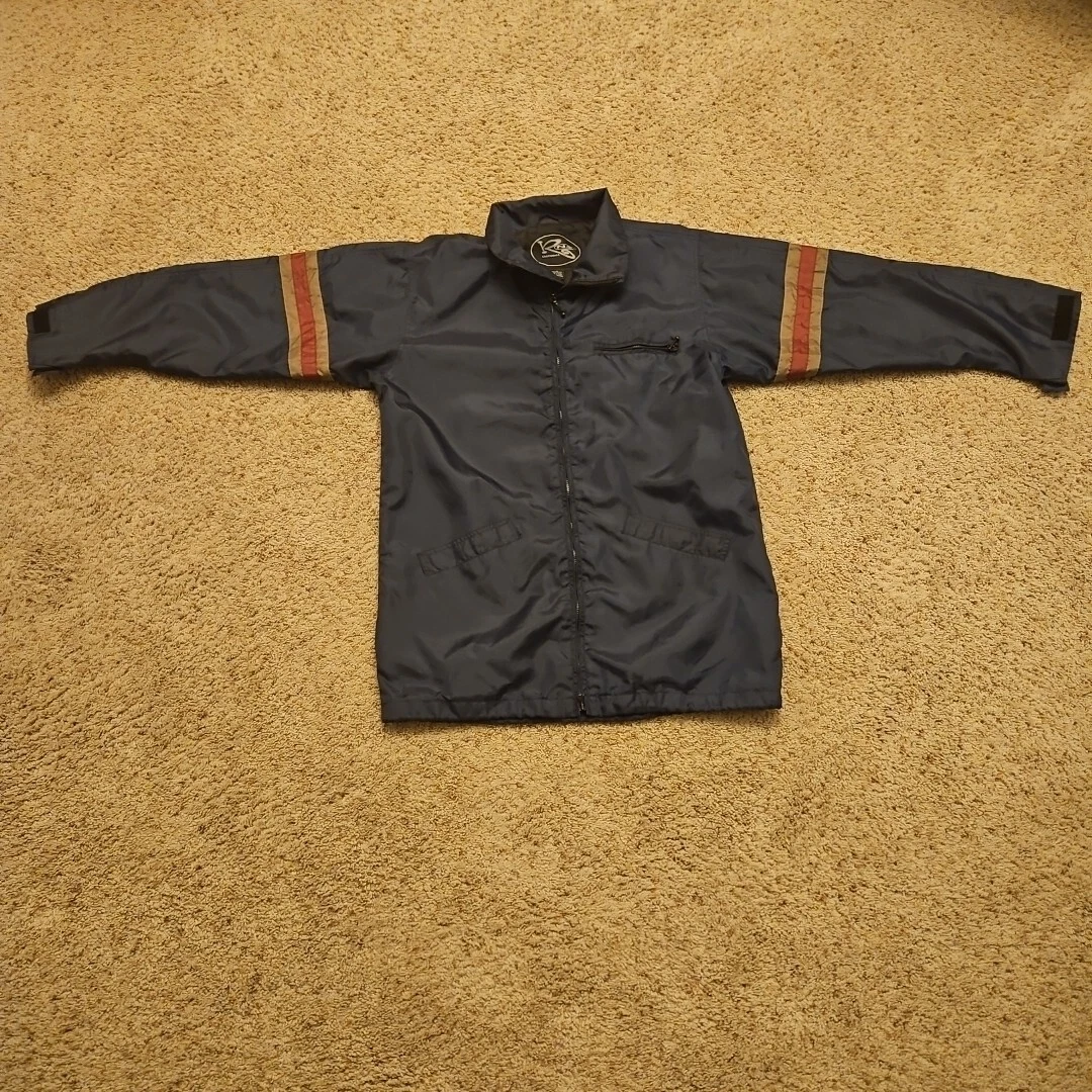 RNZ California Jacket Parka Nylon Navy Blue Medium