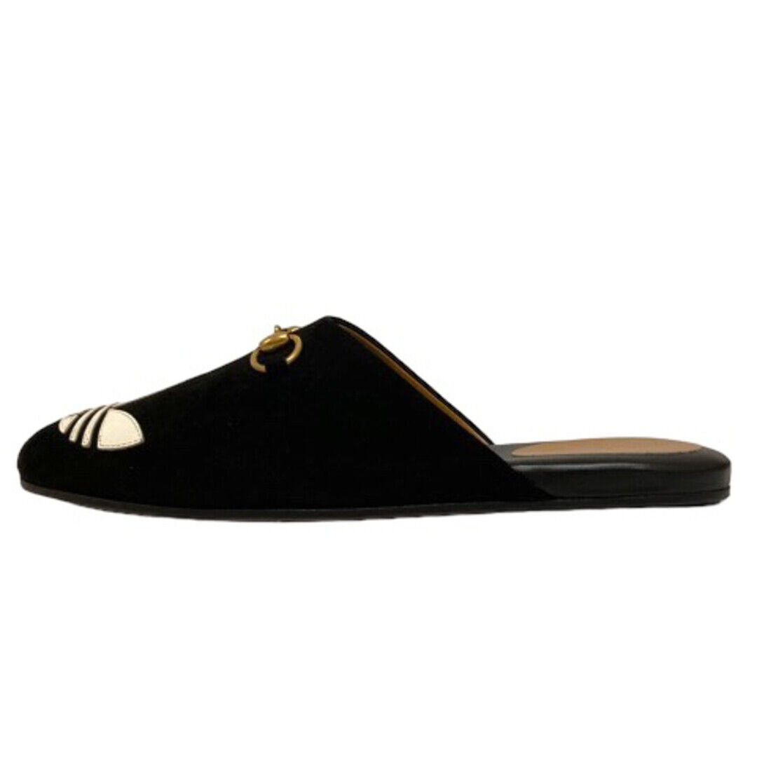 Gucci x adidas 702211 sandals horsebit suede 37 black Used Gucci x adidas 702211 sandals horsebit suede 37 black Used