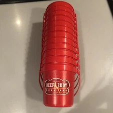 Deep Eddy Vodka Ruby Red promotional Red Bull Drink Buckets 1 dozen 12 BUCKETS