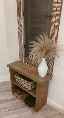 Brand New Handmade Rustic Wooden Side Table - Many Colours and Sizes