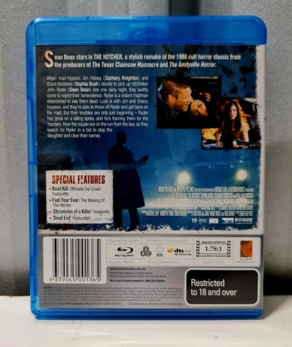 The Hitcher - Region Free Insomnia Bluray, Sean Bean, 2008. - Picture 2 of 4
