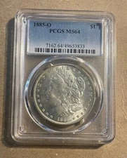 U.S. - 1885-O Silver Morgan Dollar (PCGS MS 64) - Nice
