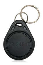 5 RFID Proximity Key Fobs 26 Bit Wiegand H10301 Keyless 125 kHz--Thin, Black