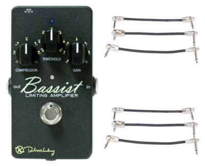 Keeley Bassist + 2x Gator Patch Cable 3 Pack