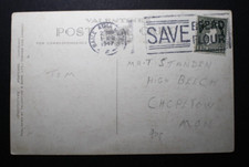'SAVE BREAD FLOUR', Baile Atha Cliath (Dublin) Ireland 1947 Slogan postmark on a