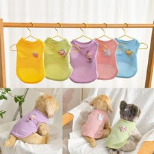 Pet Cat Puppy Small Dog Vest T-Shirt Coat Clothes Apparel Thin Shirt Costume