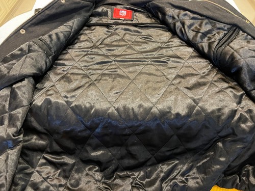 Pittsburgh Steelers Super Bowl Champions Leather Letterman's Jacket 2XL NFL - Picture 9 of 12