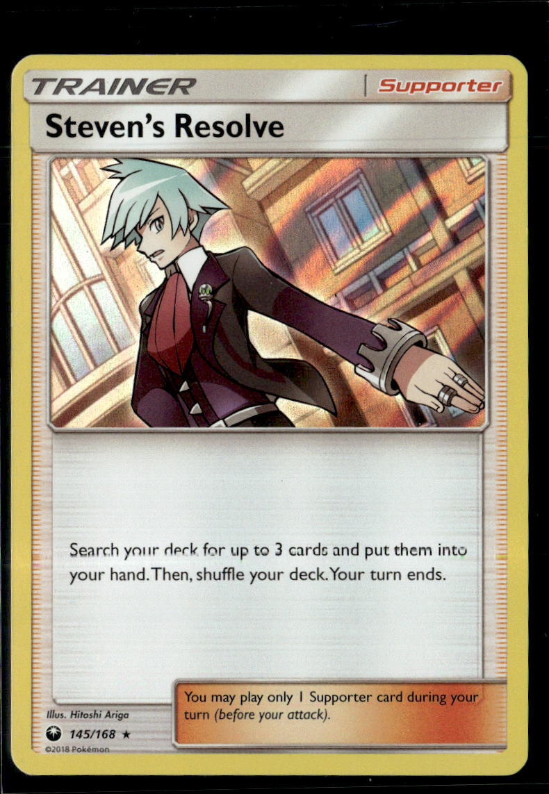 Pokemon Steven's Resolve 145/168 Celestial Storm Holo Uncommon