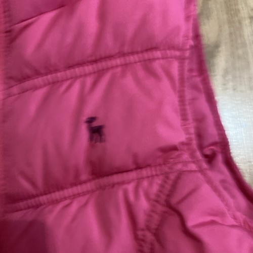 Girls Quilted Vest Puffer Jacket Pink Size L 10-12 Fleece Lined Old Navy - Picture 6 of 10