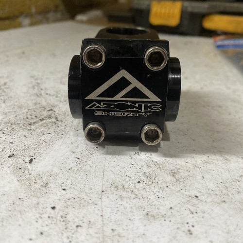 Vintage AZONIC SHORTY Stem Black Mountain Bike 1-1/8" Steerer, 55mm x 25.4mm - Picture 2 of 7