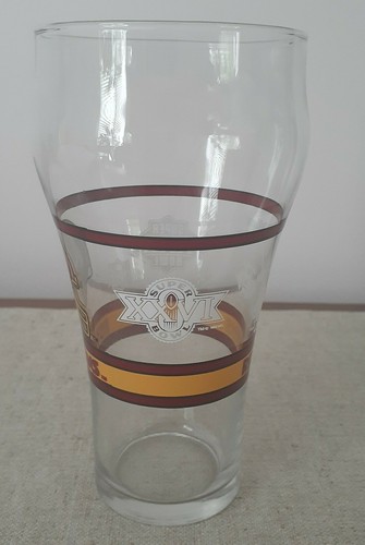 Redskins Super Bowl Soda Fountain Vintage Glass Coca Cola NFL Football Team - Picture 4 of 7