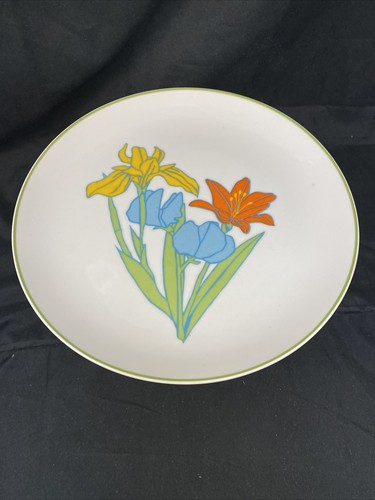 Toscany Japan CURACAO Floral Cake Plate - Picture 2 of 7