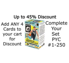 2022-23 Donruss Optic Basketball Base You Pick Complete Set Singles #1-250 PYC
