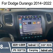 12.1" Android Navigation Car Gps Stereo Radio Carplay For Dodge Durango 14~22