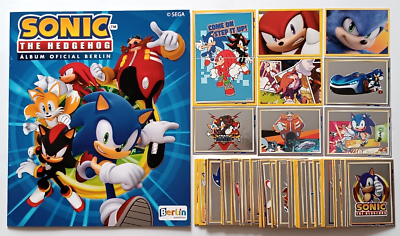 ALBUM SONIC The Hedgehog - Sticker Album Full Set 184/184 PERU