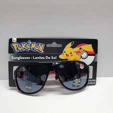 POKEMON POKEBALL Kids Age 3 100 UV Shatter Resistant Mirror Sunglasses.