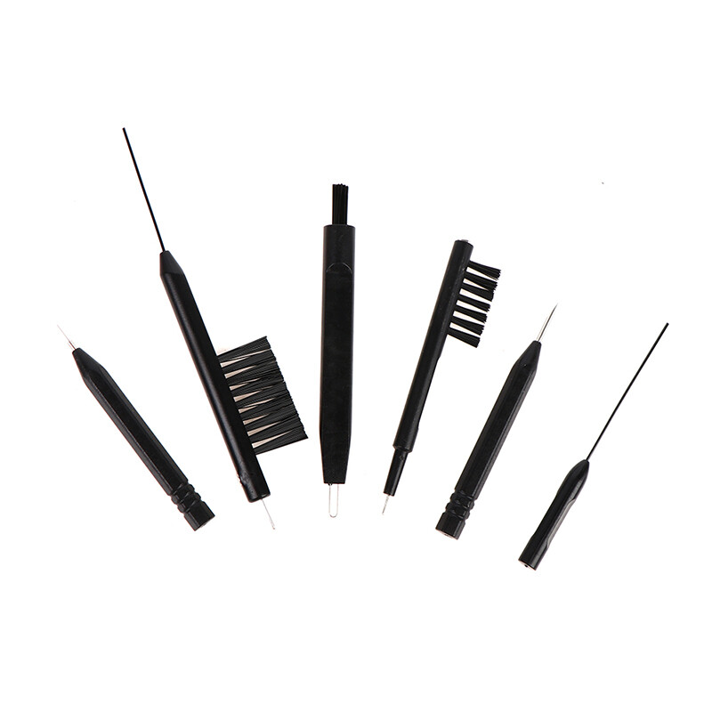 8Pcs Hearing Aid Cleaning Kit Brush Vent Cleaner Wire Magne Wax Loop