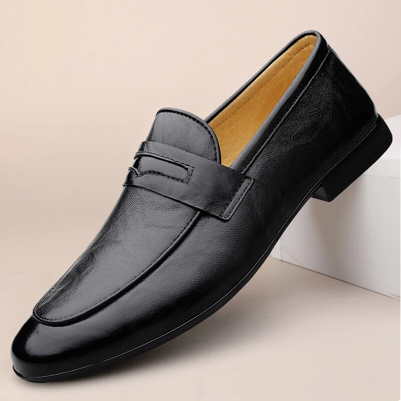 SAOLA Scarpe eleganti uomo business pelle comode classiche leggere slip on ufficio