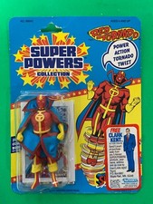 1985 DC Kenner Super Powers RED TORNADO 23 back Card w/SUPERMAN CAPE Offer