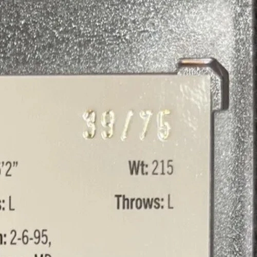 2023 Topps Pristine Babe Ruth SP One-Touch Included Blue Refractor #/75 MINT🔥 - Image 3 of 3