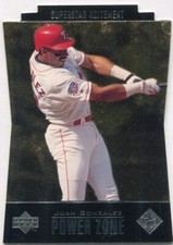 1998 Upper Deck JUAN GONZALEZ Special F/X Power Zone Superstar Excitement #d/250