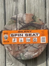 Big Bear Silent Spin Seat for 2.5-7 gal. Bucket, Camo (Fishing/Hunting) 