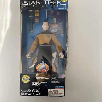1995 STAR TREK LT COMMANDER DATA COLLECTORS SERIES FIGURE 9'' NEW SEALED