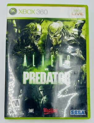 ALIENS VS PREDATOR CIB COMPLETE IN BOX XBOX 360 GAME REBELLION