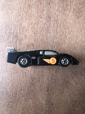 Hot Wheels 1988 GT Racer - 5 Black - 5 Spoke Wheels- Malaysia - Nice