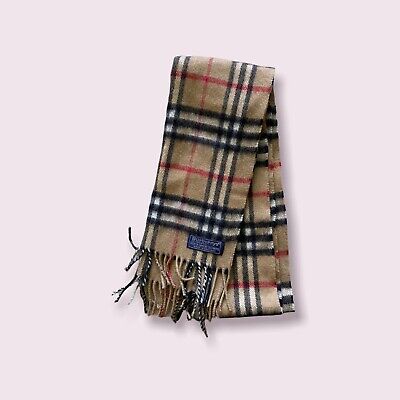 Vintage Burberry Scarf Nova Check Cashmere & Wool AUTHENTIC Vintage Burberry Scarf Nova Check Cashmere & Wool AUTHENTIC