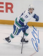 Vancouver Canucks Nikolay Nikolai Goldobin Signed Autographed 8x10 Photo COA #4