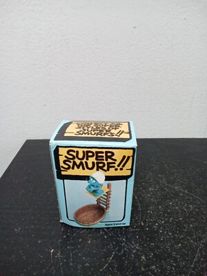Super Smurfs - 6749 High Diver Smurf Vintage PVC Figure 1985 | eBay