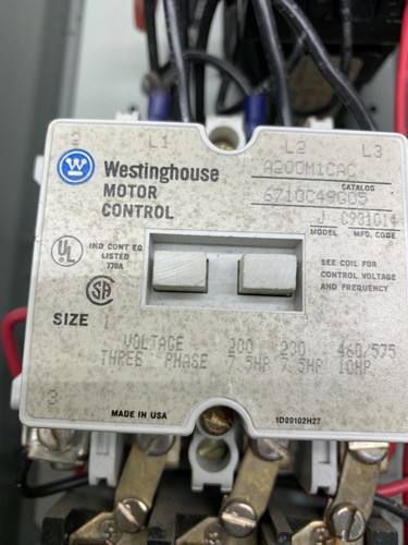 Gebrauchte Westinghouse A200M1CAC 30AMP Größe 1 Kombi Starter Box HMCP030H1C - Bild 5 von 8