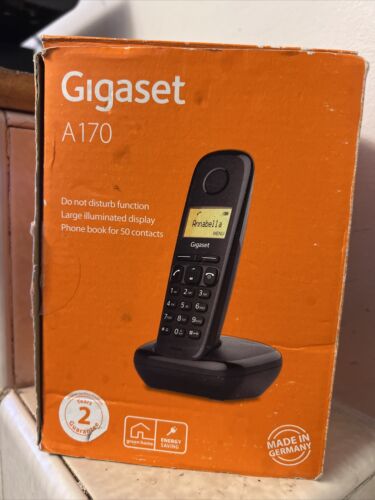gigaset A170 Einzelhörer Schnurloses Telefon Basic einfache Bedienung Hintergrundbeleuchtung Anruf I’d - Bild 2 von 3