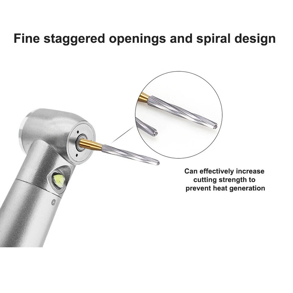 Cortadores de hueso de tungsteno de carburo de Zekrya quirúrgico dental fresas de acabado FG Bur Foto 3 de 4