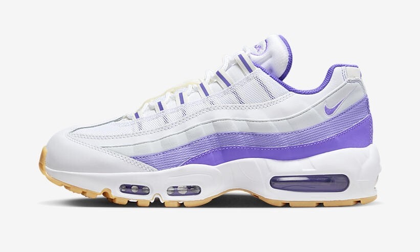 Nike Air Max 95 White Space Purple Pure Platinum DM0011-101 Men's