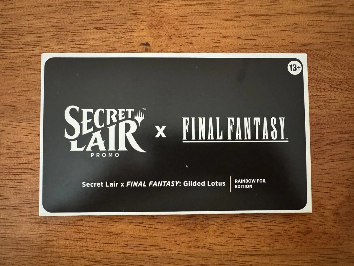 Secret Lair x FF　金粉の睡蓮Gilded Lotus　まとめ売り Secret Lair x FF 金粉の睡蓮Gilded Lotus まとめ売り FIN FIC