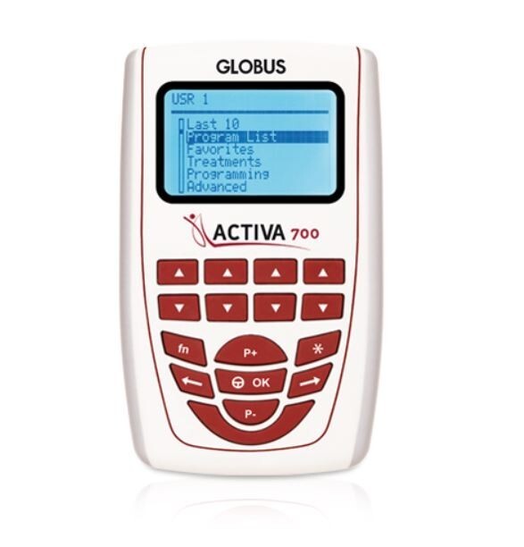 Globus Activa 700 Elettrostimolatore palmare 4 canali Programmi 271 Beauty