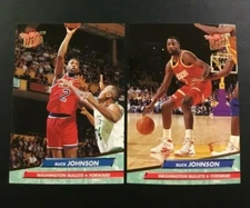 1992-1993 Fleer Ultra # 189 # 368 BUCK JOHNSON Lot w GOLD FREE AGENT RARE ! 